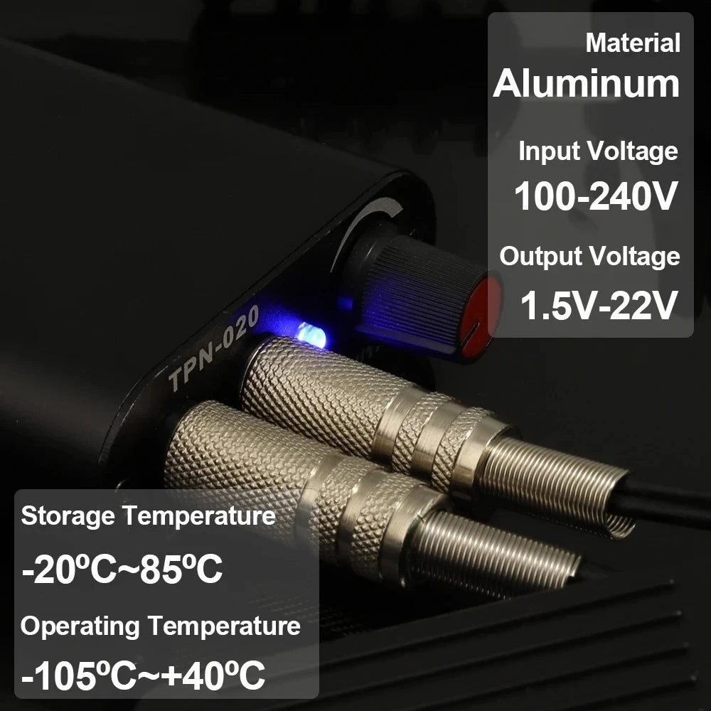 Mini Tattoo Power Supply Kit With Tattoo Machine Foot Pedal Switch Tattoo Source Controller With Plug For Machine Pen Body Art by Geo’s Online Store