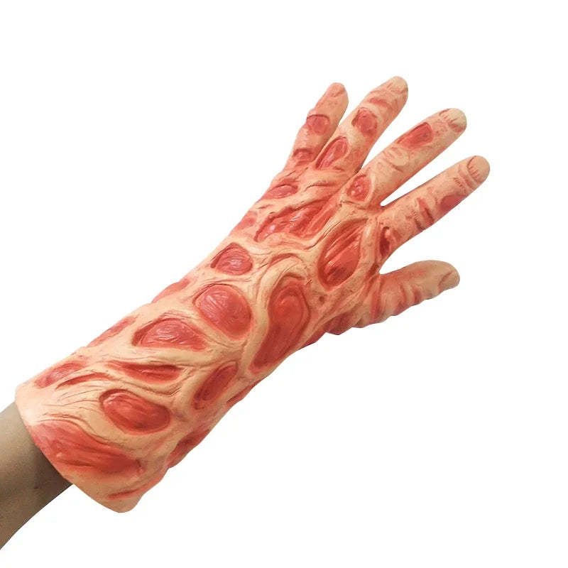 Halloween Disfraces Freddy Krueger Adult Unisex Headgear Gloves Cosplay Costumes Props in Horror Movies Carnival Dress Up Party by Geo’s Online Store