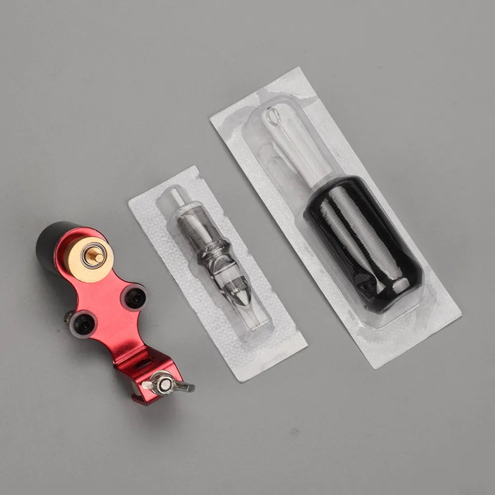 Professional Tattoo Machine with Cartridge Needle and Silicone Handle Tattoo Kit for Beginner Tattoo Practice Tatto Equipment by Geo’s Online Store