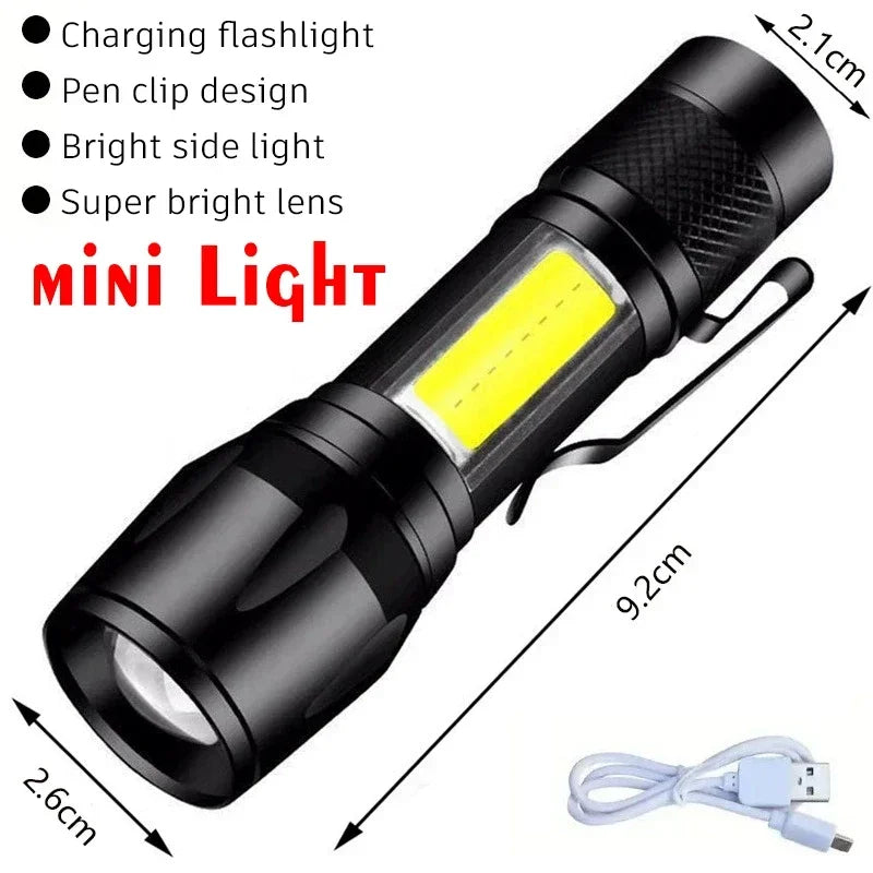 100000LM Super Bright Flashlight Rechargeable LED Torch Long Range Tactical Lamp for Outdoor Waterproof Camping Fishing Lantern by Geo’s Online Store