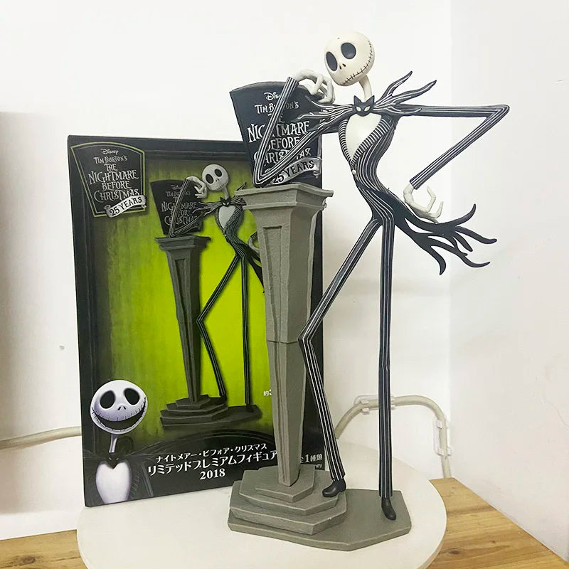 The Nightmare Before Christmas Jack Skellington Action Figure 2018 2017 Jack 25th Anniversary Year Version Model Horror Toy Doll by Geo’s Online Store
