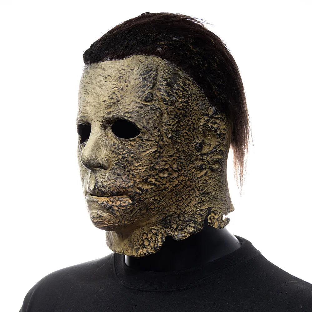 2022 Halloween Ends Michael Myers Horror Mask Cosplay Bloody Creepy Demon Killer Latex Helmet Party Carnival Costume Props by Geo’s Online Store
