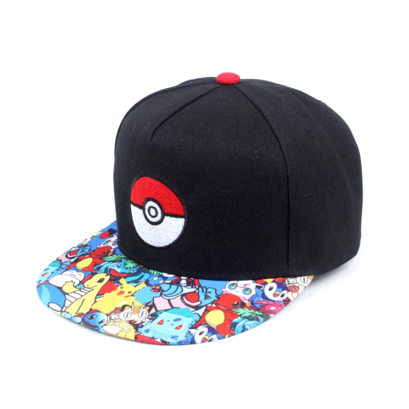 Anime Figure Pokemon Baseball Cap Pikachu Hat Adjustable Pokemon Cosplay Hip Hop Cartoon Adult Hats Boy Girl Kids Birthday Gifts by Geo’s Online Store