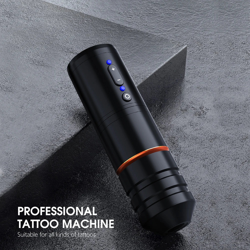Ambition Ninja Pro Wireless Tattoo Machine Kit 2000mAh Battery 4.0mm Stroke Tattoo Pen Professional Set Permanent Makeup Tools by Geo’s Online Store