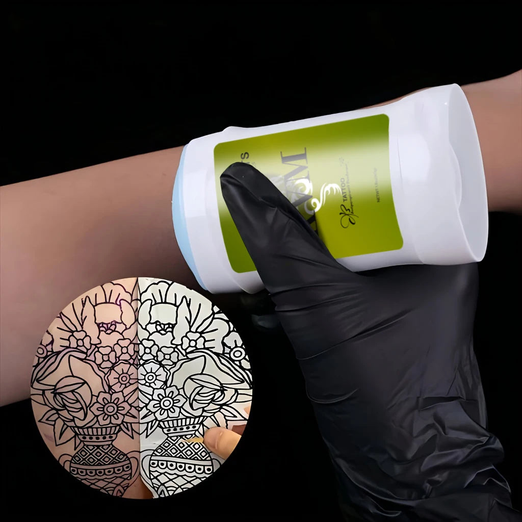 KVM Tattoo Transfer Cream Gel with tattoo transfer paper kit, Tattoo Transfer Machine accessories for A4 Size Stencil Paper by Geo’s Online Store