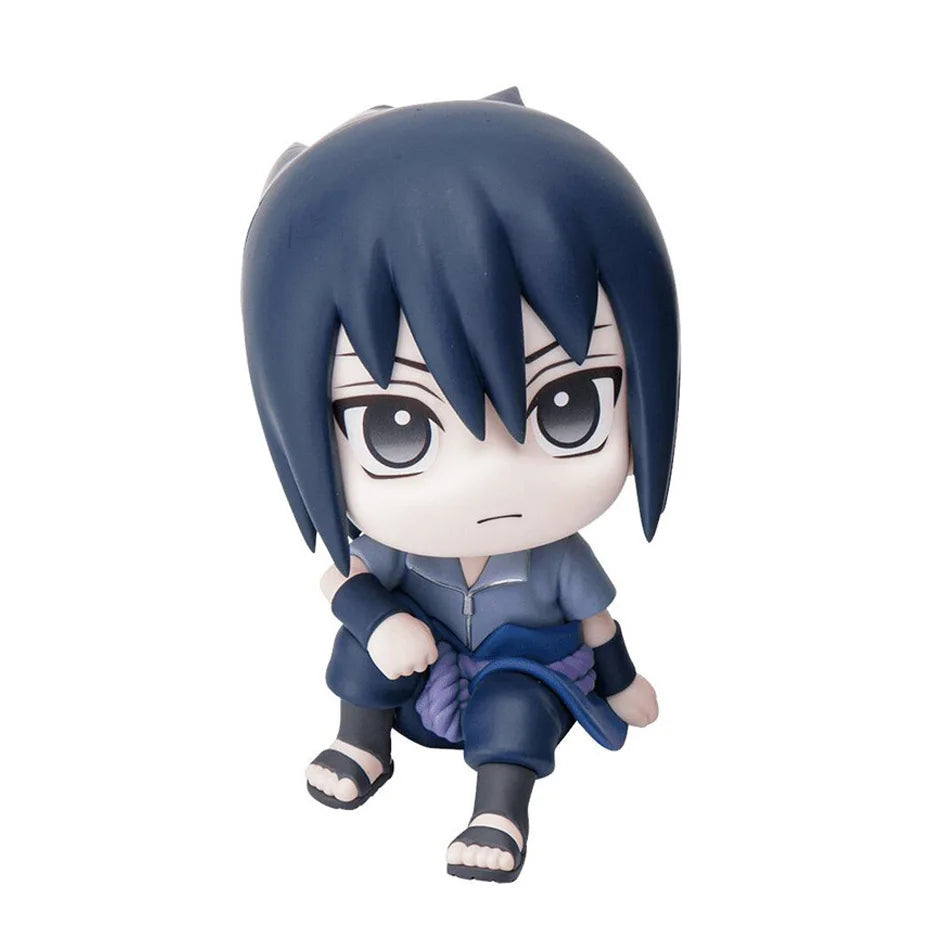 9cm Naruto Anime Figure Uzumaki Naruto Kakashi Uchiha Sasuke Itachi Cute Toys Q Figurals Action Figurine Model by Geo’s Online Store