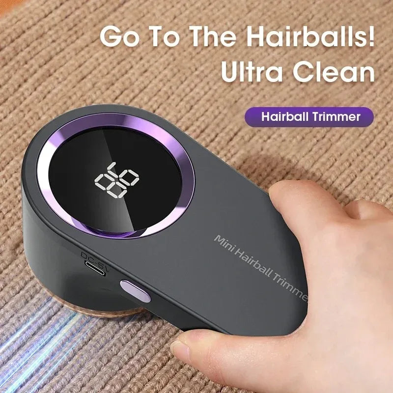 Portable Lint Remover Electric Fuzz Pellet Remover for Clothing LED Display Rechargeable for Clothes Fabric Shaver Fluff Remover by Geo’s Online Store