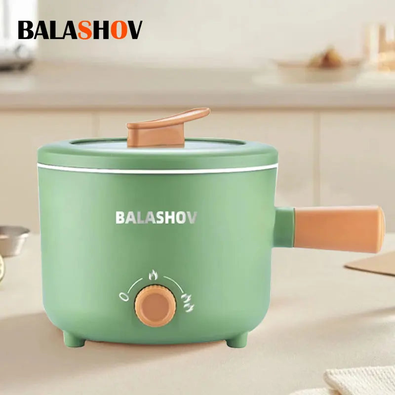 Electric Cooker Kitchen Appliance Double Layer Home for Hot Pot Cooking Soup Heater Multifunction Cooker Mini Non-stick Pan Pots by Geo’s Online Store