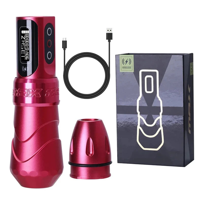 YILONG MAX Tattoo Machine Cartridge Pen 2400mAh Batteries Coreless Motor Lithium Battery Pen Machine For Tattoo Artists Body Kit by Geo’s Online Store