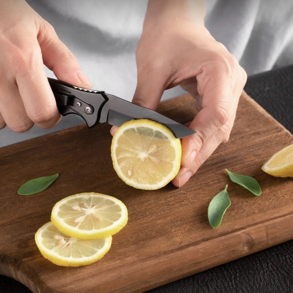 Stainless Steel Folding Knife Fillet Knife Fishing Boat Fishing Accessories with Easy To Carry Camping Meat Cutting PP Handle by Geo’s Online Store