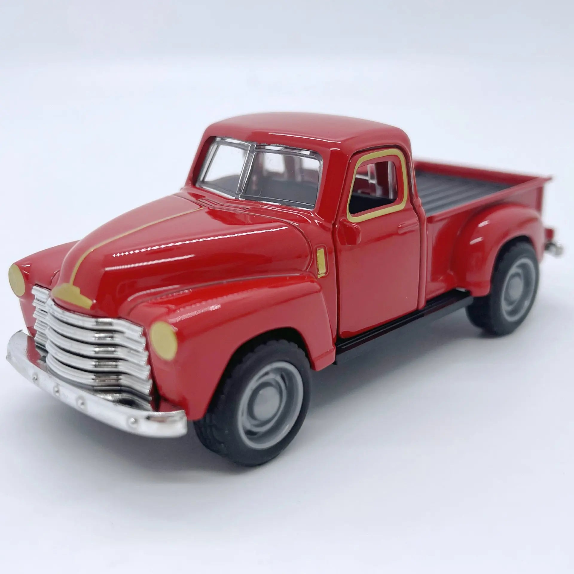 1:43 Classic Vintage Pickup Truck Model Toy Car Pull-Back Function Realistic Detail Design Collectible with Opening Doors by Geo’s Online Store