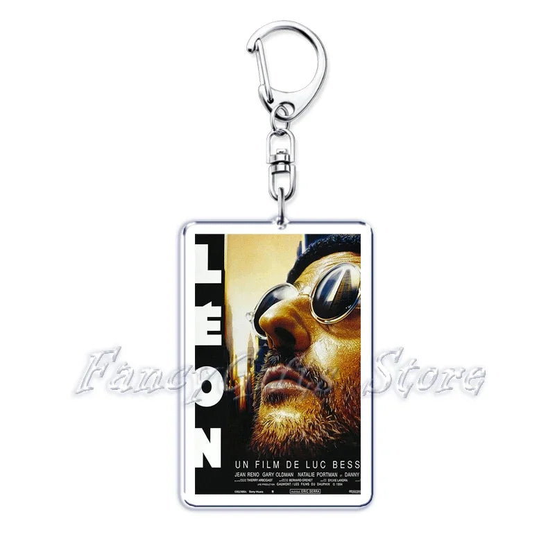 Classic Movie Keychains for Accessories Bag Pulp Fiction The Fast Furious Films Pendant Key Chains Keyrings Jewelry Fans Gifts by Geo’s Online Store