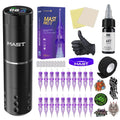 Mast A1 Pro Complete Tattoo Kit Rotary Tattoo Machine 2200mAh Battery Pen 20Pcs Cartridge Needles Tattoo Ink for Beginner by Geo’s Online Store