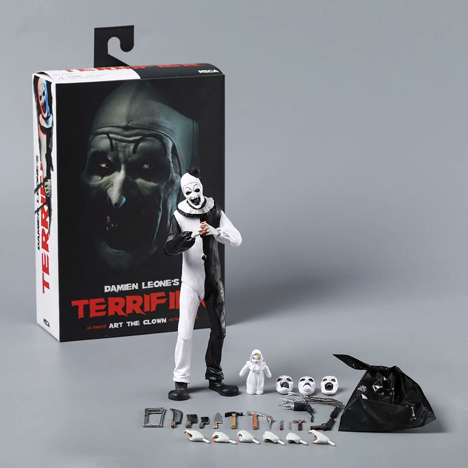 NECA Art the Clown Ultimate Terrifier Action Figure Collectable Joints Moveable Model Toy by Geo’s Online Store
