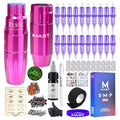Mast Tour Tattoo Machine Full Kit Permanent Makeup Pen Lightweight Design for Eyebrow & Lip Art Makeup with MAST Pro Cartridge by Geo’s Online Store