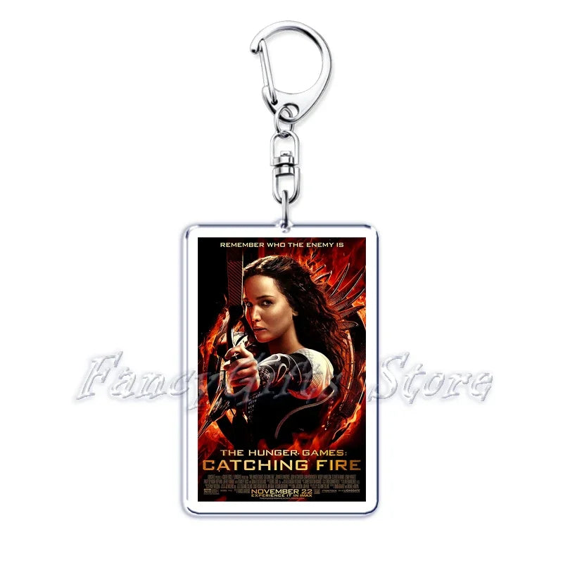 Classic Movie Keychains for Accessories Bag Pulp Fiction The Fast Furious Films Pendant Key Chains Keyrings Jewelry Fans Gifts by Geo’s Online Store
