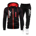 Autumn Winter Popular Mens Tracksuit Zipper Hooded Jacket+Running Pants 2 Piece Set Fast and Furious Print Casual Coat Clothing by Geo’s Online Store