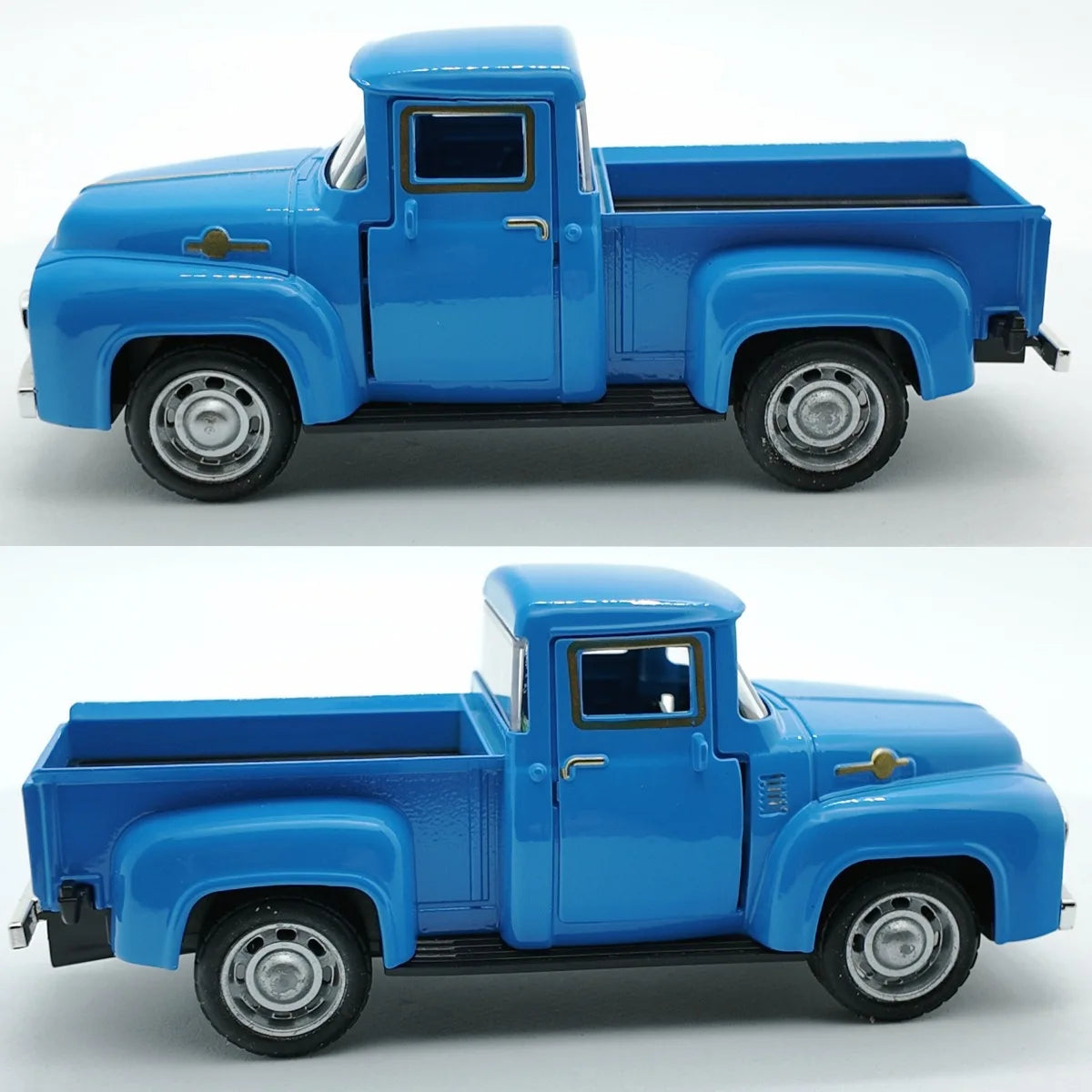 1:43 Classic Vintage Pickup Truck Model Toy Car Pull-Back Function Realistic Detail Design Collectible with Opening Doors by Geo’s Online Store