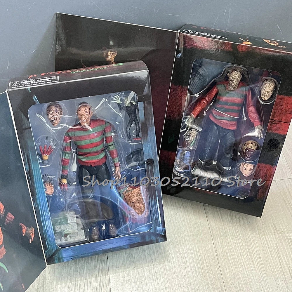 Freddy Krueger Action Figure Trick R Treat Sam Figure Freddy's Revenge Horror Model Toy Halloween Christmas Gifts by Geo’s Online Store