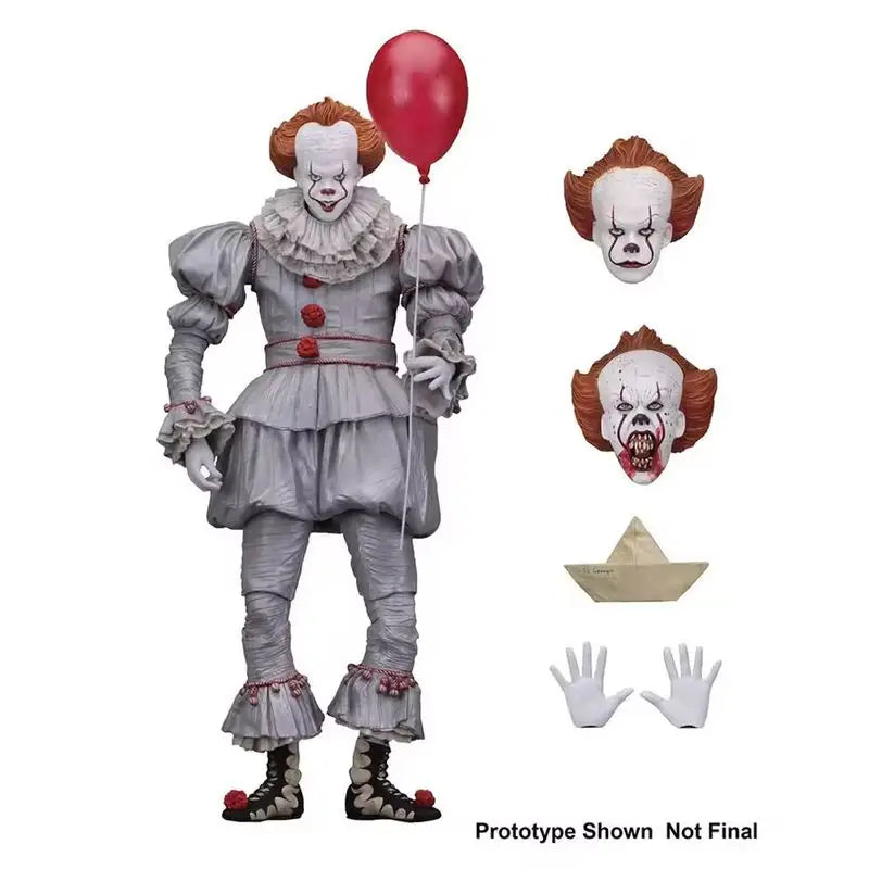 It Pennywise Action Figure 2017 Movie Limited Edition Deluxe Bloody 3d Horror Collectible Doll Model For Movie Collectors by Geo’s Online Store