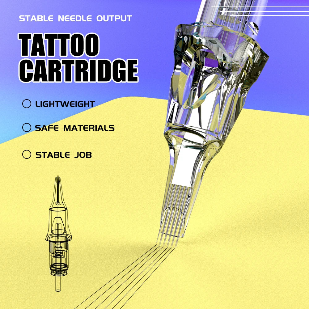 Goldplume Disposable Tattoo Needles Cartridge Rl Rs Rm M1 Mixed Size Round Liner Magnum Shader Pro Beginner Tattoo Needle Kit by Geo’s Online Store