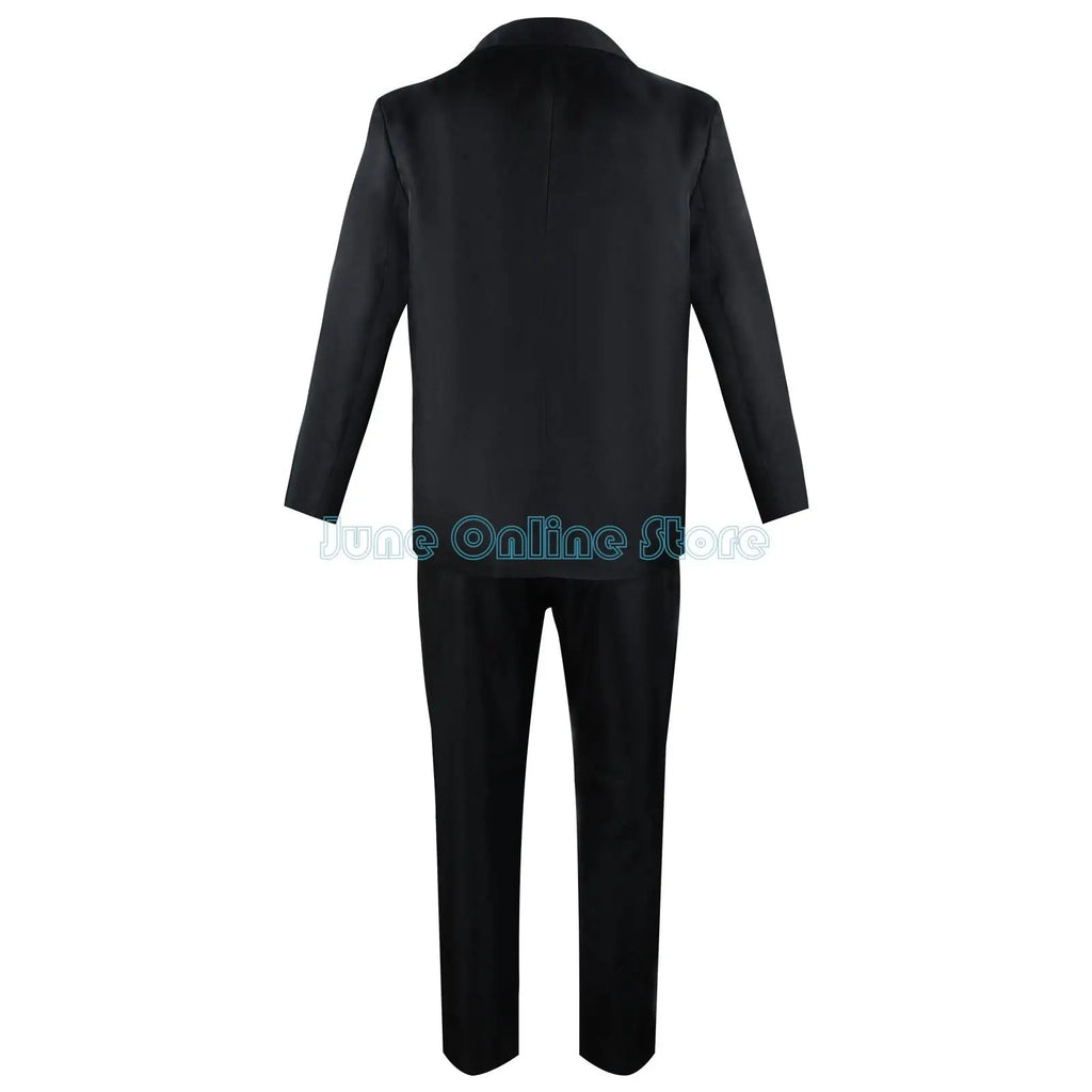 Jigsaw Killer Cosplay Anime Saw 10 Costume Uniform Men Suit Coat Vest Pants Set Halloween Party Mask Outfit for Man by Geo’s Online Store