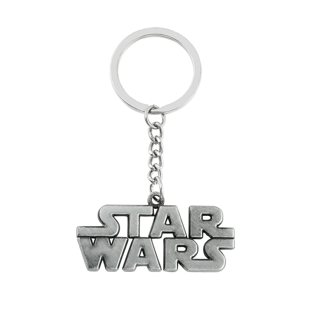 Star War Logo Ornament Keychain for Men, Star War Metal Keychain, Bag Keyrings by Geo’s Online Store