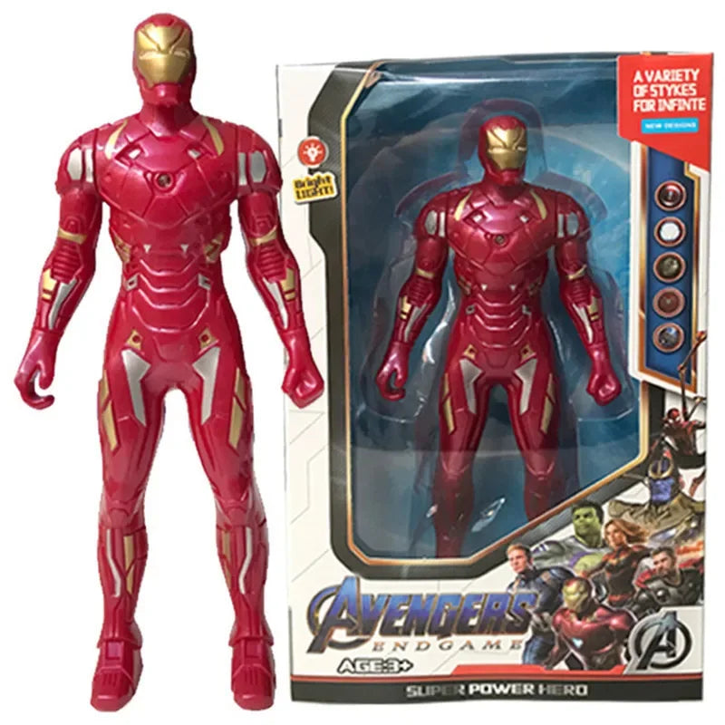 17cm Marvel Spiderman Model Anime Action Figures Spider-man Captainironman Luminous Children's Toys Decorationdolls Gifts by Geo’s Online Store