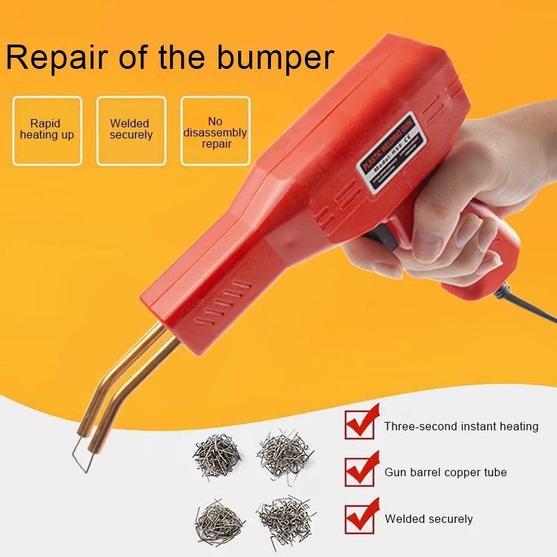 Plastic Welder Welding Machine Car Bumper Soldering Gun 4 Types Staples for Bumper/Kayak/Plastic Product Repairs by Geo’s Online Store