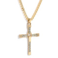 Dominic Toretto The Fast and The Furious Celebrity Vin Diesel Item Crystal Jesus Men Cross Pendant Necklace Gift Jewelry by Geo’s Online Store