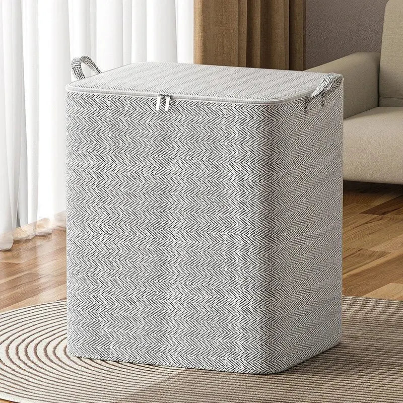 1pc Household Large Capacity Storage Bag Non-woven Material, Closet Wardrobe Organizer Can Be Used For Quilt Clothing, Toys by Geo’s Online Store