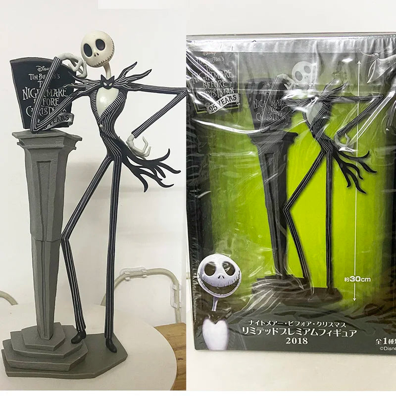 The Nightmare Before Christmas Jack Skellington Action Figure 2018 2017 Jack 25th Anniversary Year Version Model Horror Toy Doll by Geo’s Online Store