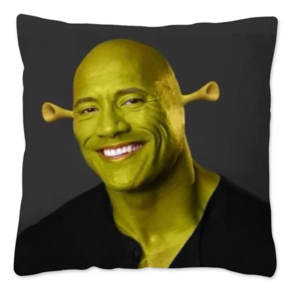 The Rock Face Dwayne Cushion Cover for Sofa Home Decorative American Actor Johnson Throw Pillow Cover Soft Velvet Pillowcase by Geo’s Online Store