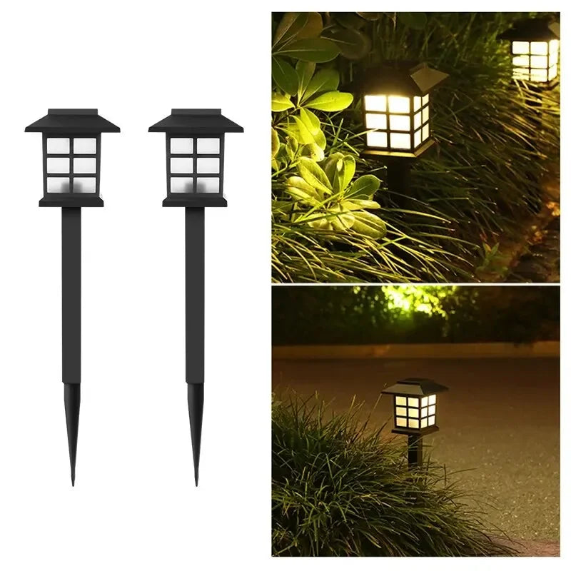 2 Pack Solar Pathway Light Outdoor Solar Lamp Waterproof Landscape Lighting for Garden Yard Patio Walkway Driveway Camping Decor by Geo’s Online Store