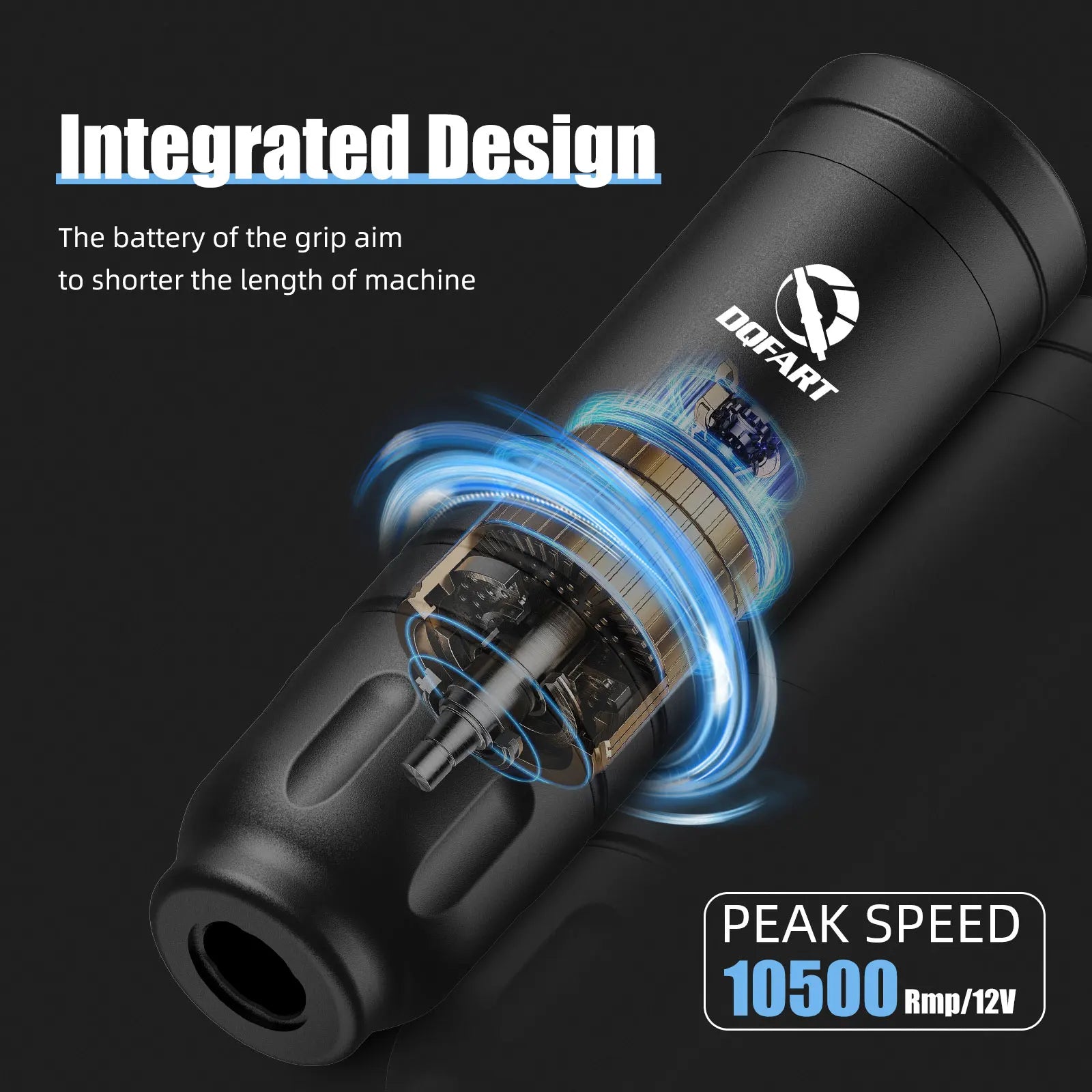 DQFART, professional tattoo machine kit 2025, wireless tattoo pen, rotary machine, ink cup, cartridge needle, brand new by Geo’s Online Store