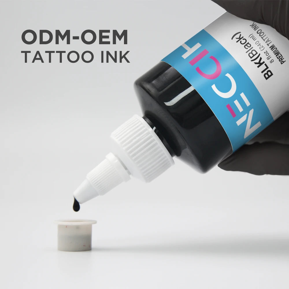 240ml White/Black Tattoo Ink Pigment Body Art Tattoo Kits Professional Beauty Paints Makeup Tattoo Supplies Semi-permanent by Geo’s Online Store
