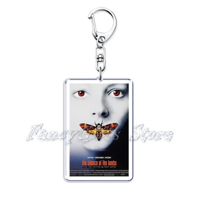 Classic Movie Keychains for Accessories Bag Pulp Fiction The Fast Furious Films Pendant Key Chains Keyrings Jewelry Fans Gifts by Geo’s Online Store