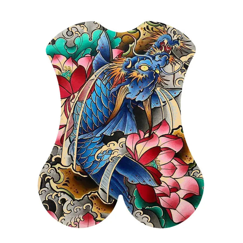 YILONG Silicone Full Back Tattoo Practice Skin 3MM Fake Skin Double-Sided for Permanent Makeup Tattoo Accessory by Geo’s Online Store