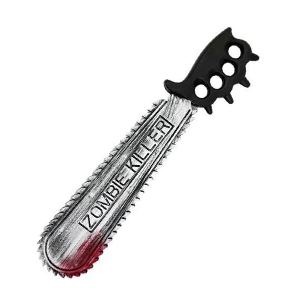 48.5cm/19.09in Plastics Fake Blood Knife Party Supplies Weapon Props Model Halloween Cosplay Funny Gift Collectible Outdoor Toys by Geo’s Online Store