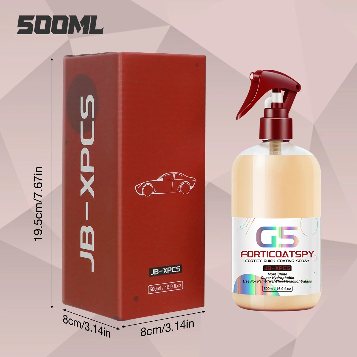 Car Ceramic Quick Coating Spray Super Hydrophobic High Protection Car Coating More Shine Multifunction Car Care Product by Geo’s Online Store