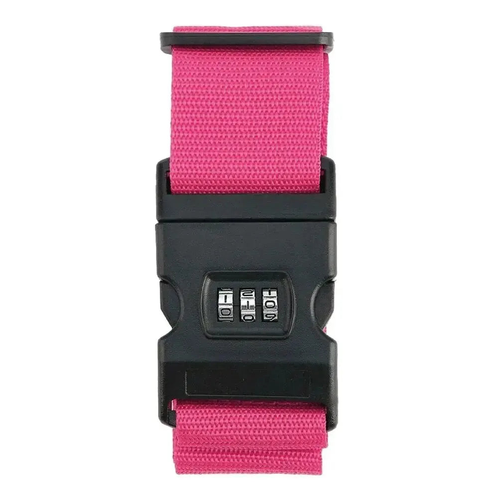 Adjustable Luggage Belts Strong Elastic Extra Safety Travel Suitcase Luggage Baggage Security Straps Tie Belt Carry On Straps by Geo’s Online Store