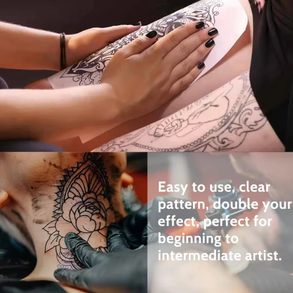 Tattoo Transfer Gel, Professional Tattoo Stencil Magic Gel, Thermal Copier Tattoo Transfer Paper, Marker Pen by Geo’s Online Store