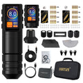 Ambition Ninja Pro Wireless Tattoo Machine Kit 2000mAh Battery 4.0mm Stroke Tattoo Pen Professional Set Permanent Makeup Tools by Geo’s Online Store