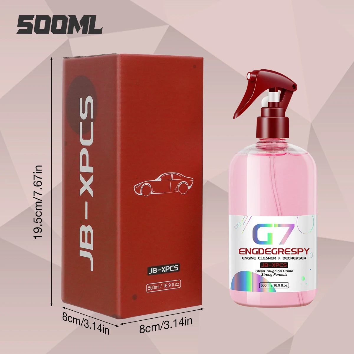 Car Engine Bay Cleaner Powerful Decontamination Cleaning Product For Engine Compartment Car Cleaning Product G7 ENGDEGRESPY by Geo’s Online Store