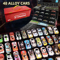 Gift Box Version: 48-Piece Alloy Car Set, Children's Toy Car, Tin Car, Racing Model, Classic Car Model, Christmas Gift by Geo’s Online Store