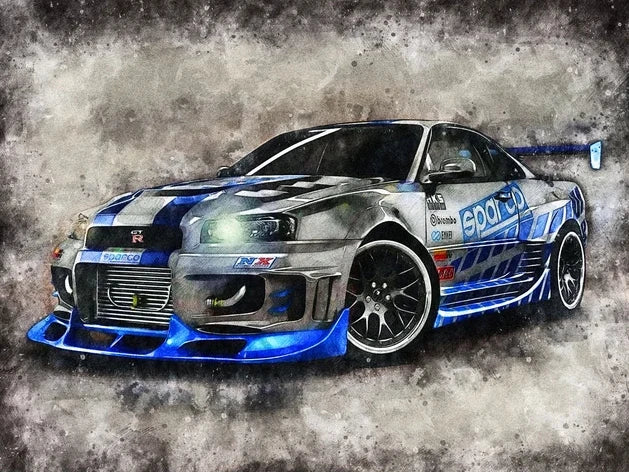 Classic Movie Fast And Furious 10 Diamond Rhinestone Painting Art Paul Walker And Cars Full Square Drill Cross Stitch Home Decor by Geo’s Online Store