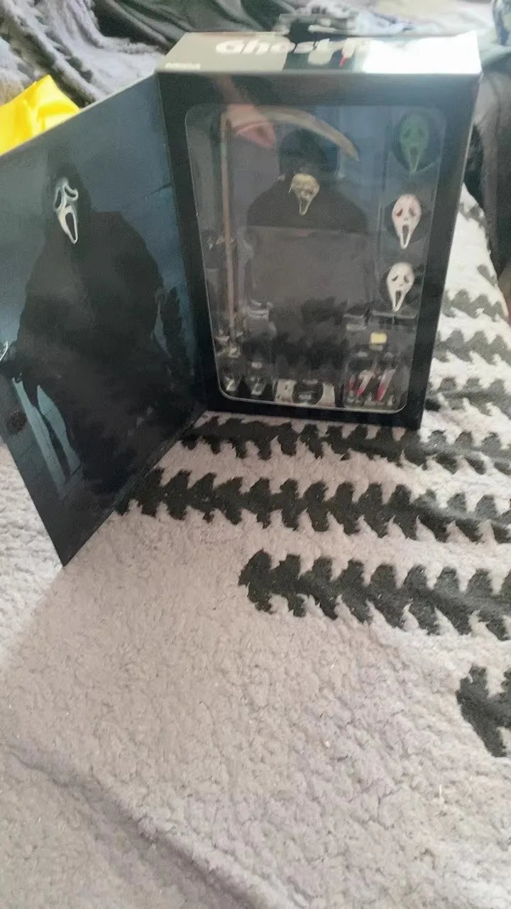 2026 NEW 18CM Boxed NECA Scream PVC Action Figure Collectible Model ToyS high quality Gift by Geo’s Online Store