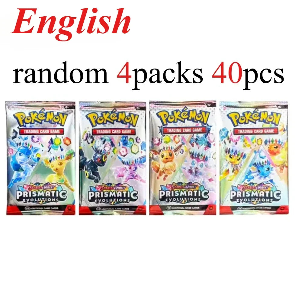40 Pcs Pokemon Card Prismatic 151 Evolutions English Booster Battle Pokemon Card Game Carte Trading Collection Cards Gift by Geo’s Online Store
