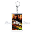 Classic Movie Keychains for Accessories Bag Pulp Fiction The Fast Furious Films Pendant Key Chains Keyrings Jewelry Fans Gifts by Geo’s Online Store