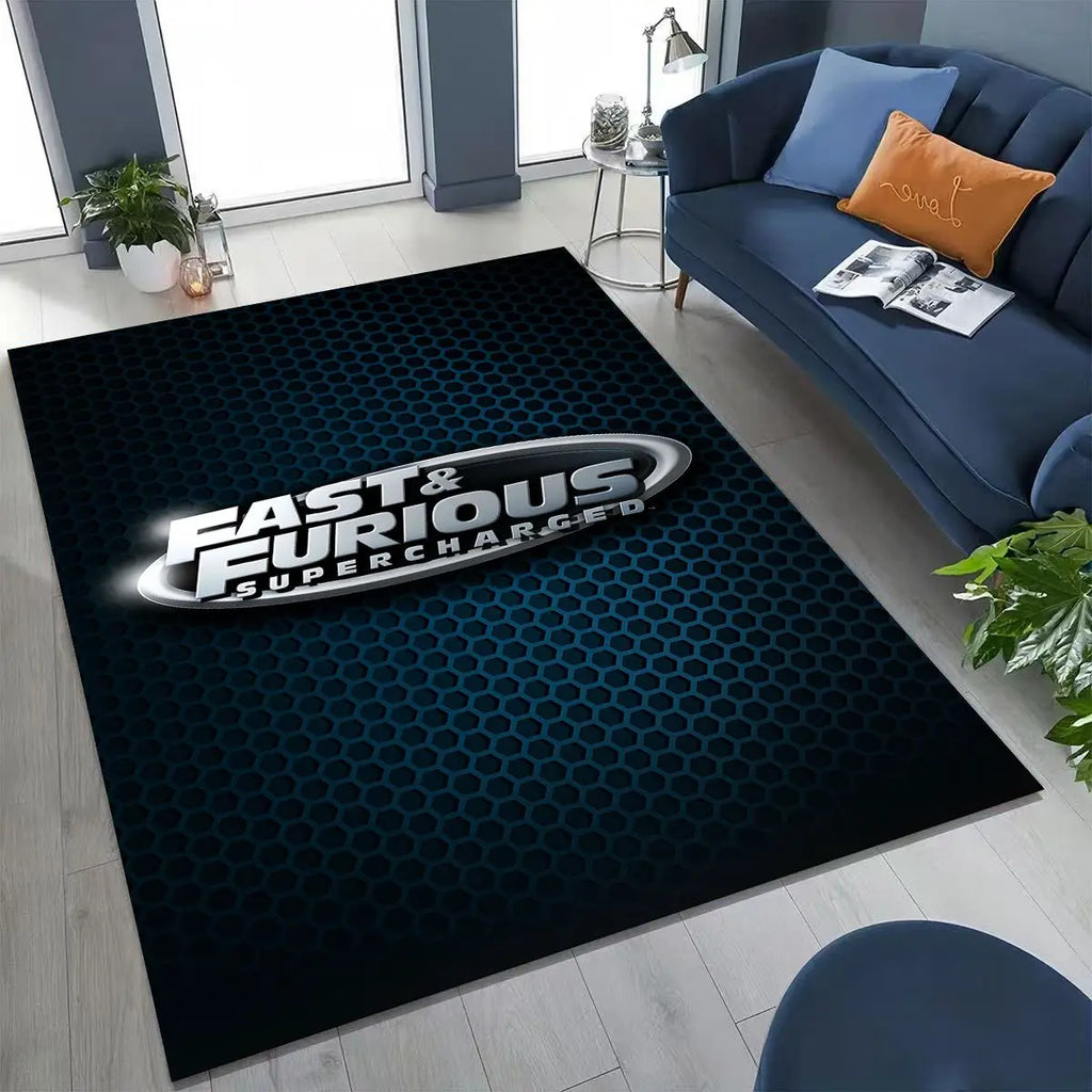 Fashion Fast & Furious X Dominic Art Carpet Rug for Bedroom Living Room Sofa Home Doormat Decor,Large Kid Non-slip Floor Mat by Geo’s Online Store